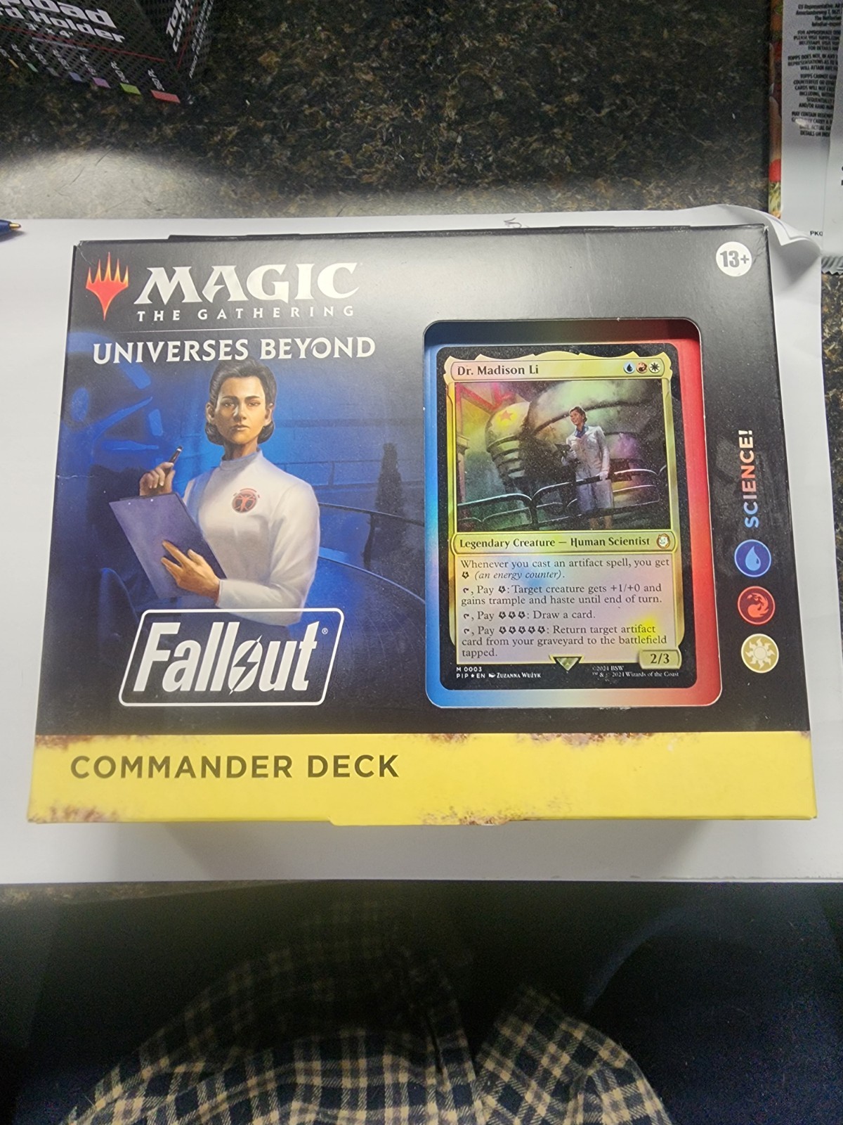 MTG Universes Beyond Fallout Commander Deck Science! PIP New Factory Sealed