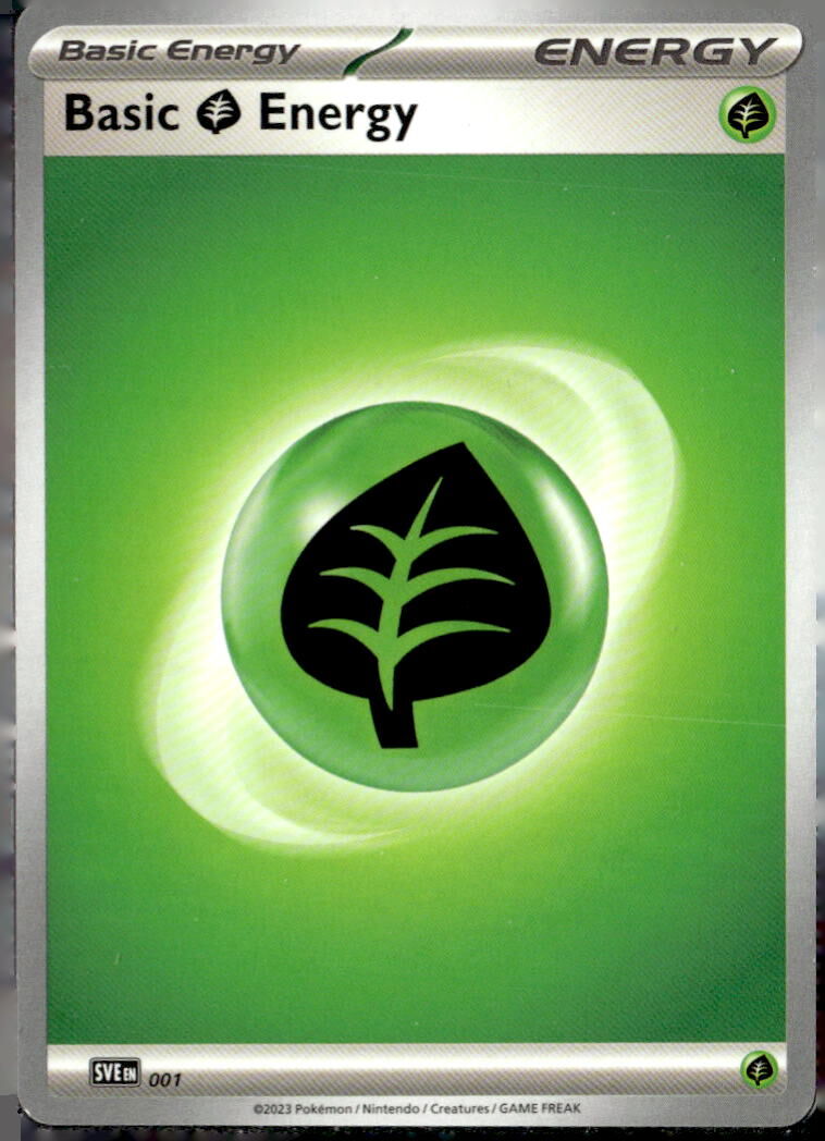 SV03: Obsidian Flames #001 Basic Grass Energy