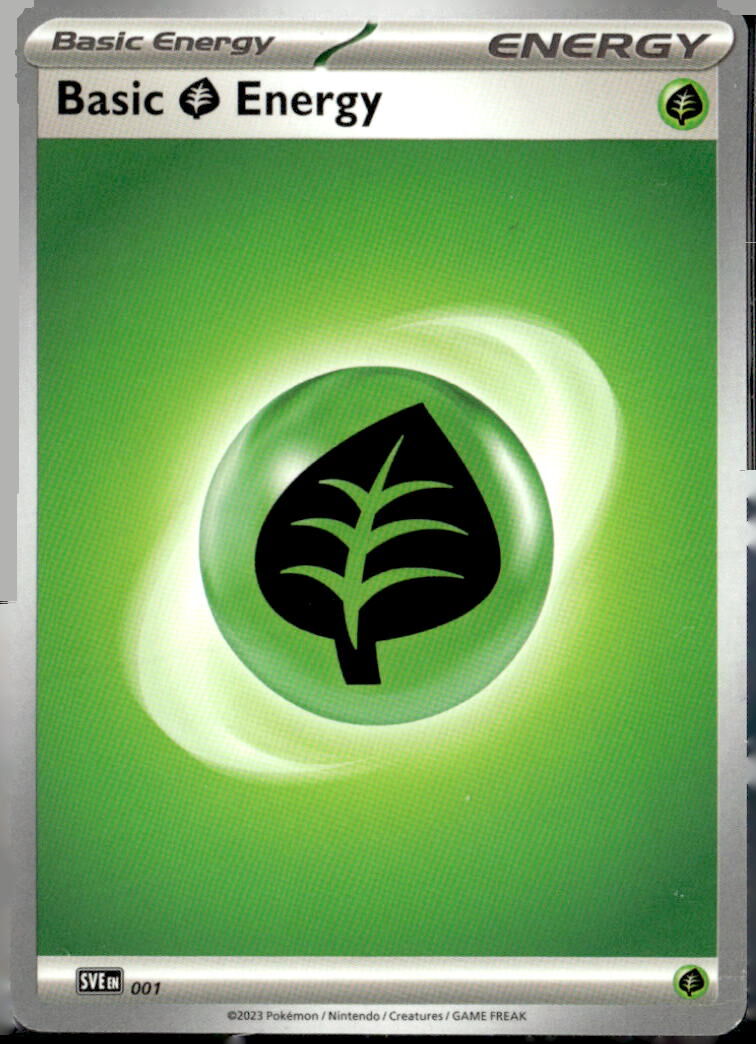 SV03: Obsidian Flames #001 Basic Grass Energy