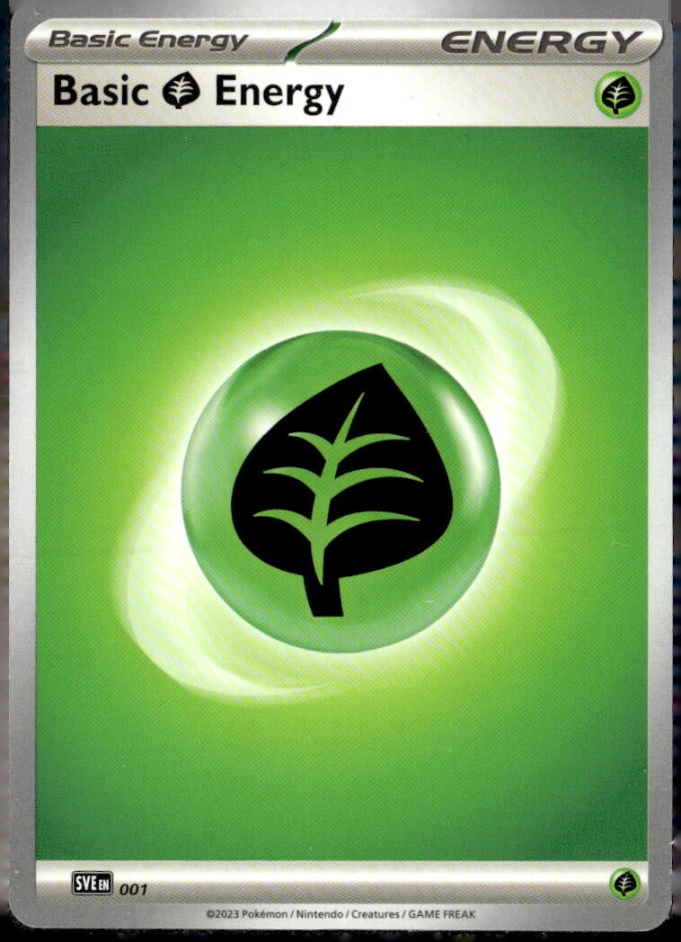 SV03: Obsidian Flames #001 Basic Grass Energy