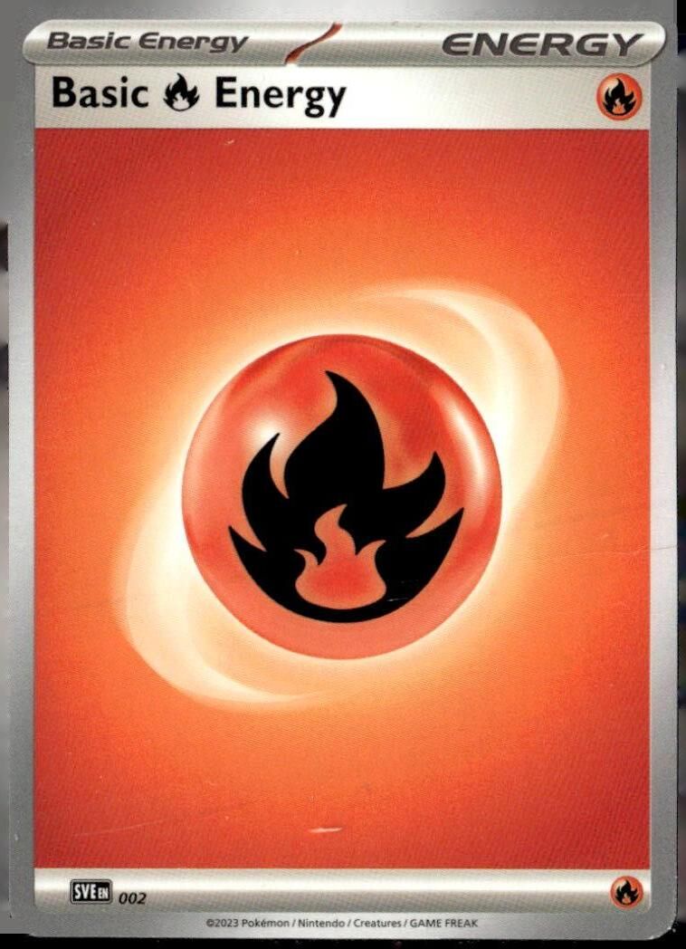 SV03: Obsidian Flames #002 Basic Fire Energy