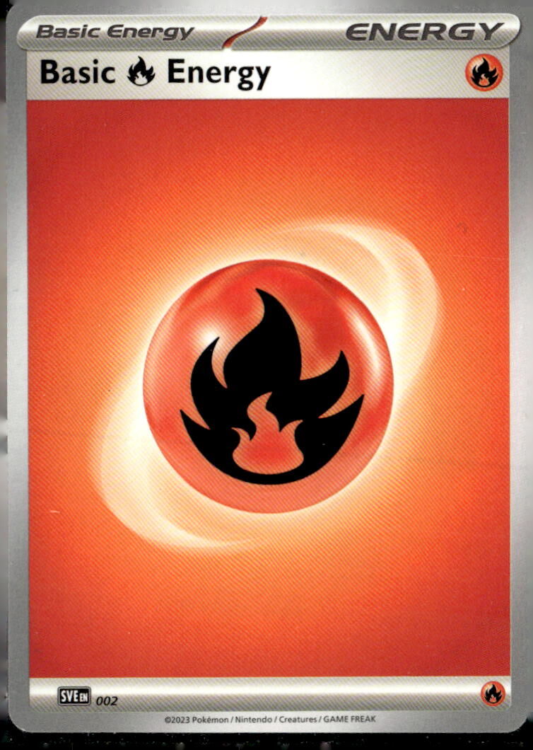 SV03: Obsidian Flames #002 Basic Fire Energy