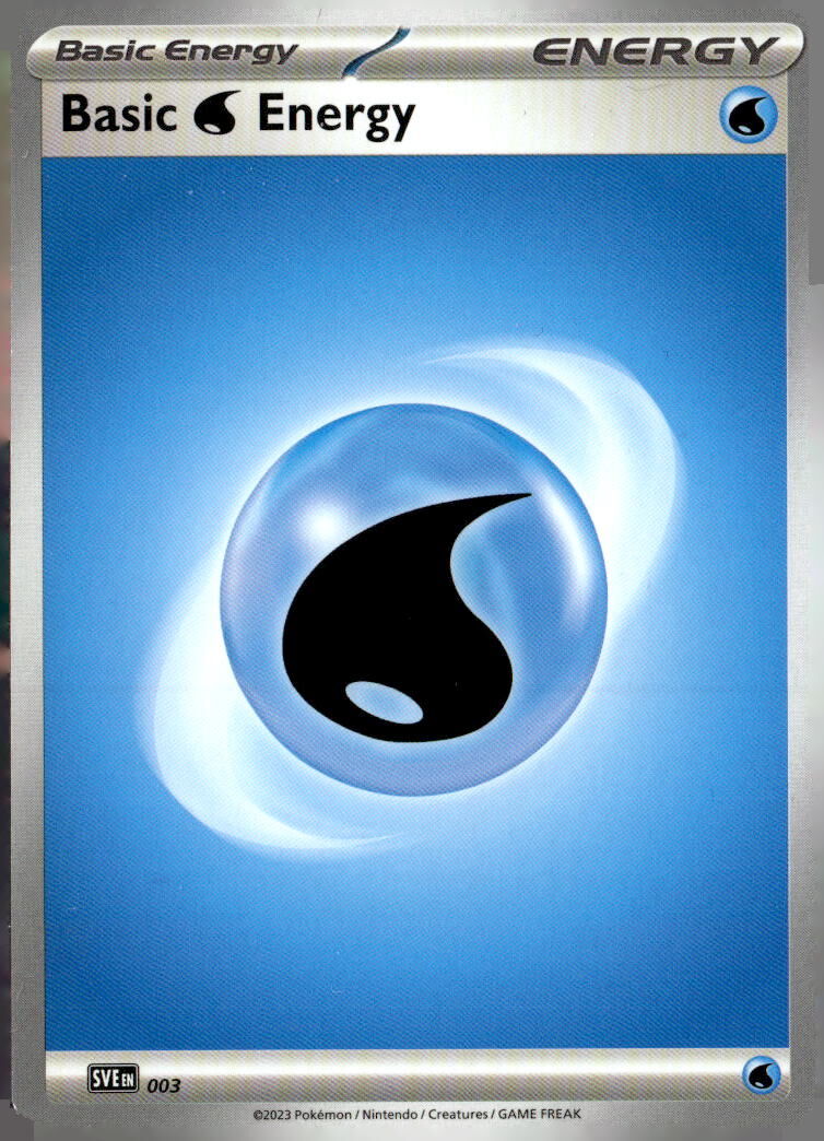 SV03: Obsidian Flames #003 Basic Water Energy