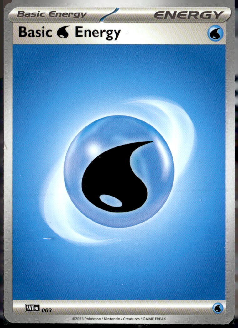 SV03: Obsidian Flames #003 Basic Water Energy