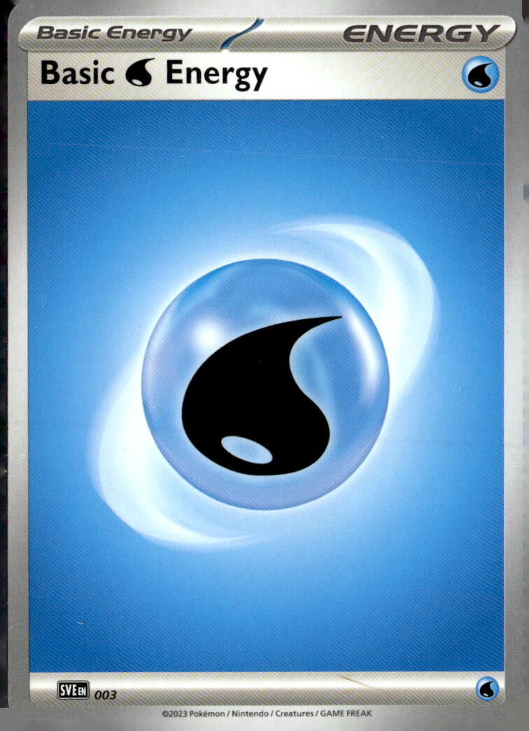 SV03: Obsidian Flames #003 Basic Water Energy