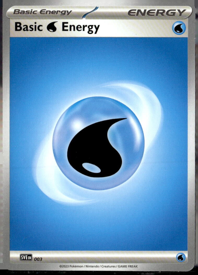 SV03: Obsidian Flames #003 Basic Water Energy