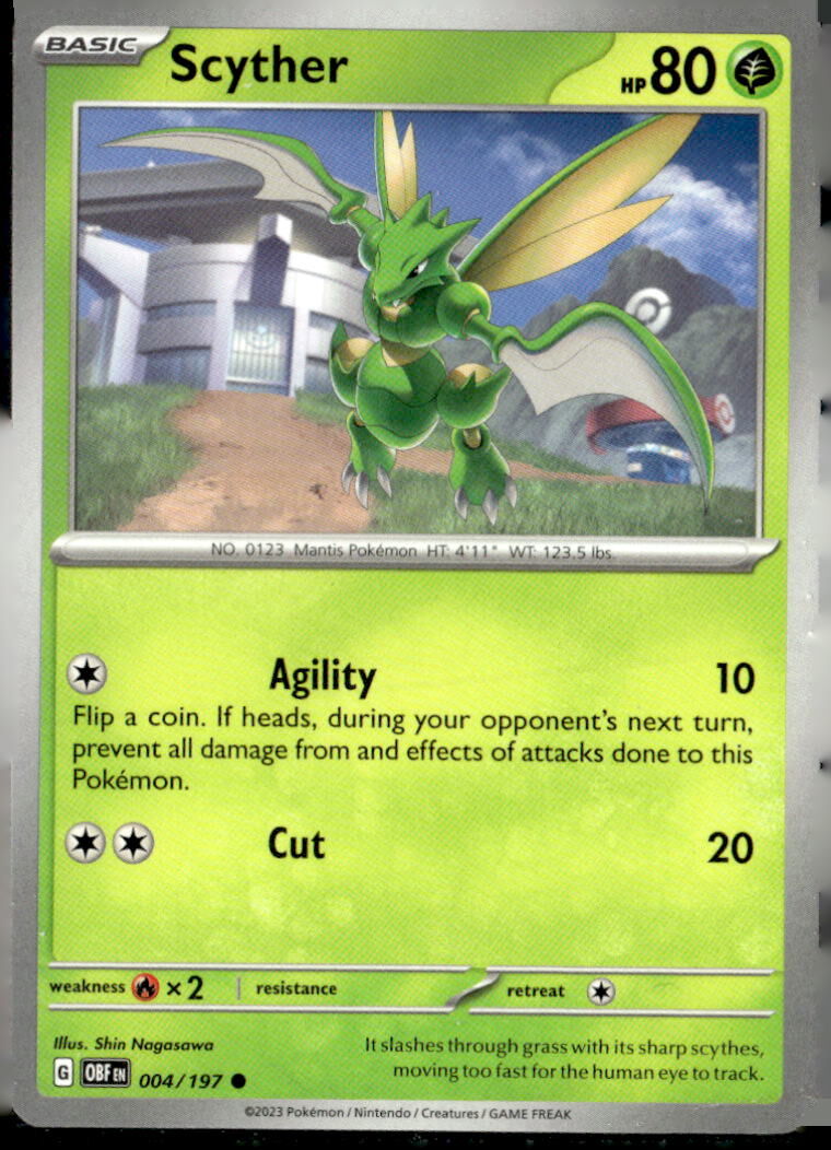 SV03: Obsidian Flames #004/197 Scyther