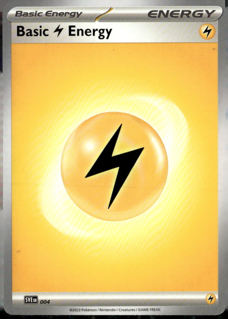 SV03: Obsidian Flames #004 Basic Lightning Energy