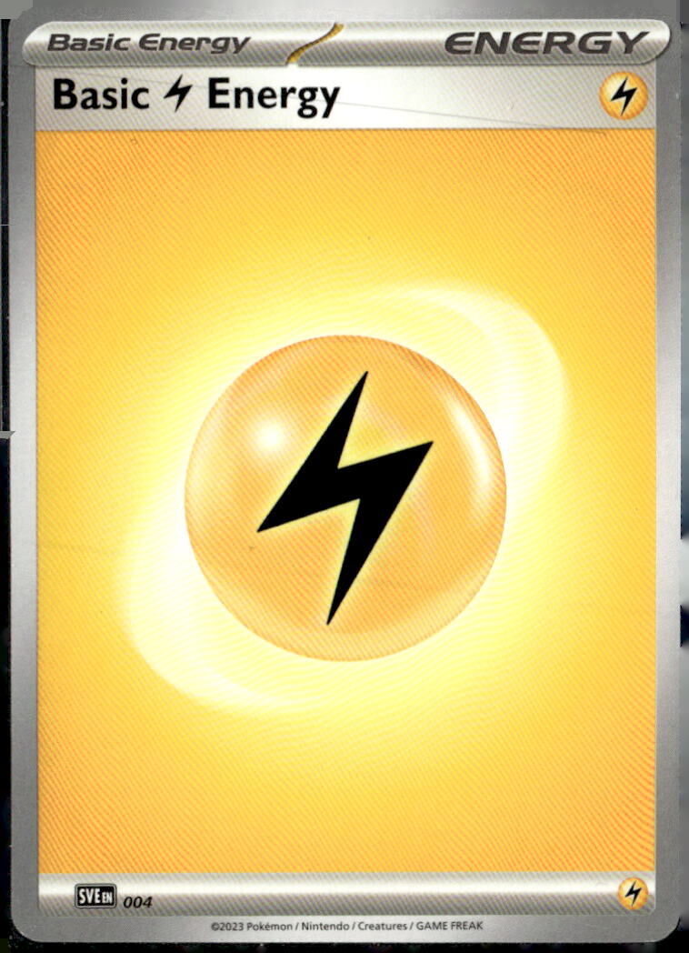 SV03: Obsidian Flames #004 Basic Lightning Energy