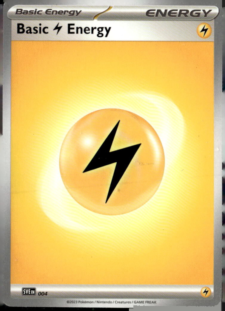 SV03: Obsidian Flames #004 Basic Lightning Energy