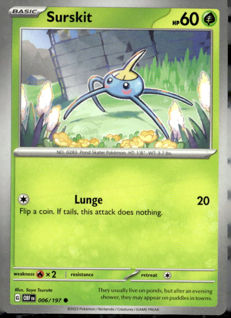 SV03: Obsidian Flames #006/197 Surskit