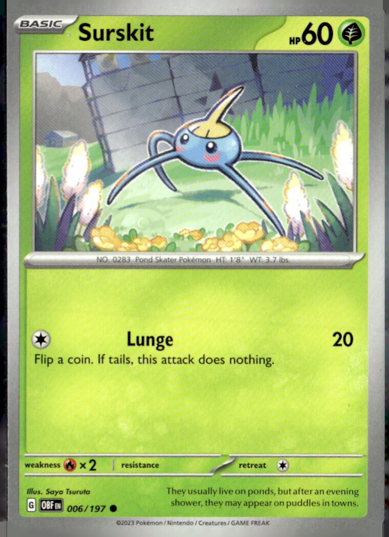 SV03: Obsidian Flames #006/197 Surskit