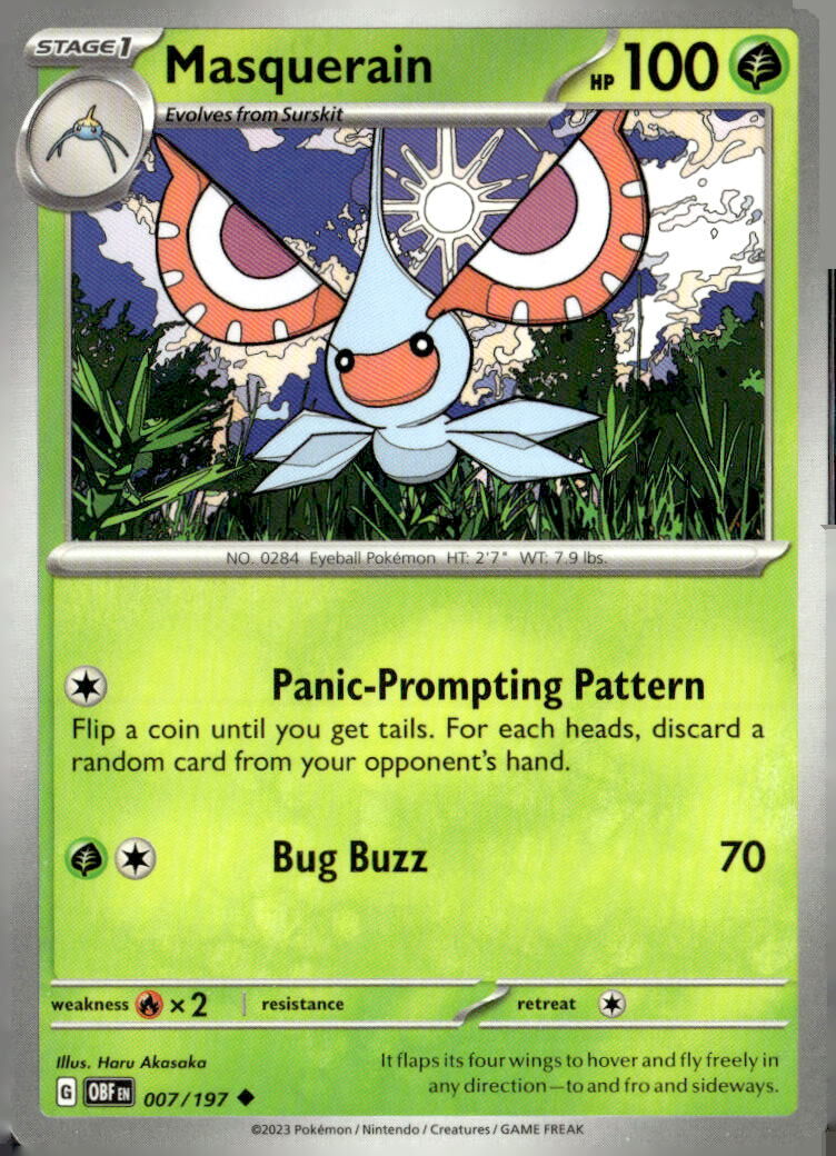 SV03: Obsidian Flames #007/197 Masquerain