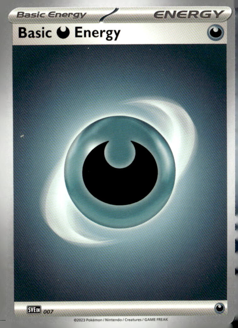 SV03: Obsidian Flames #007 Basic Darkness Energy