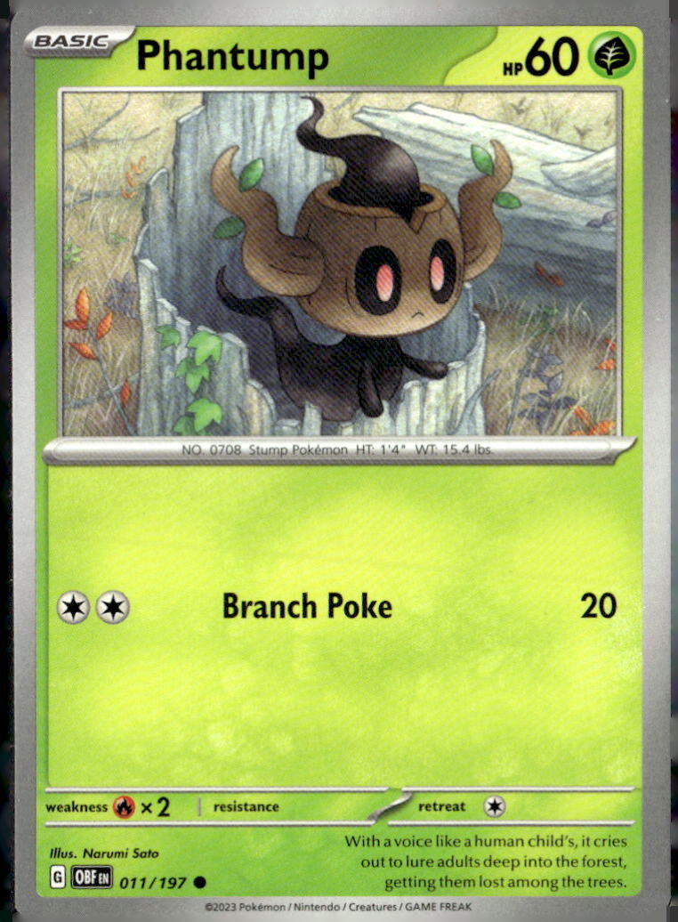 SV03: Obsidian Flames #011/197 Phantump
