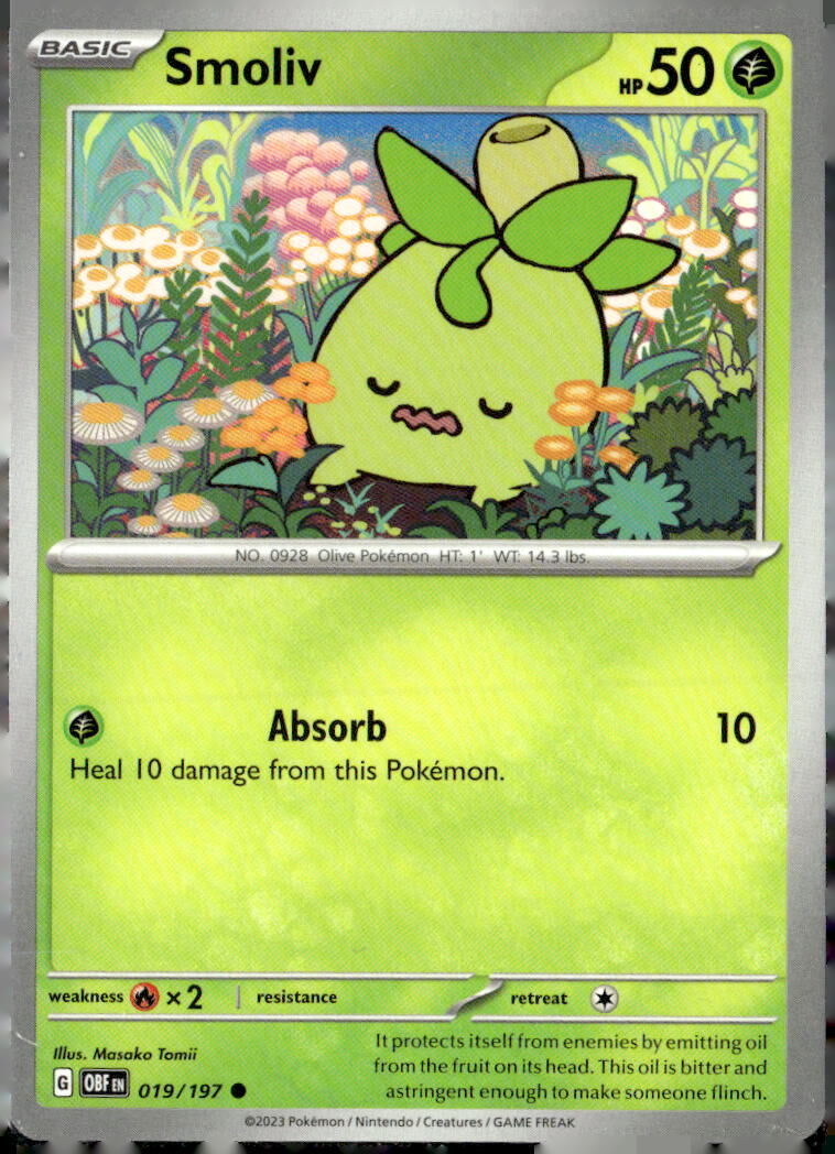 SV03: Obsidian Flames #019/197 Smoliv