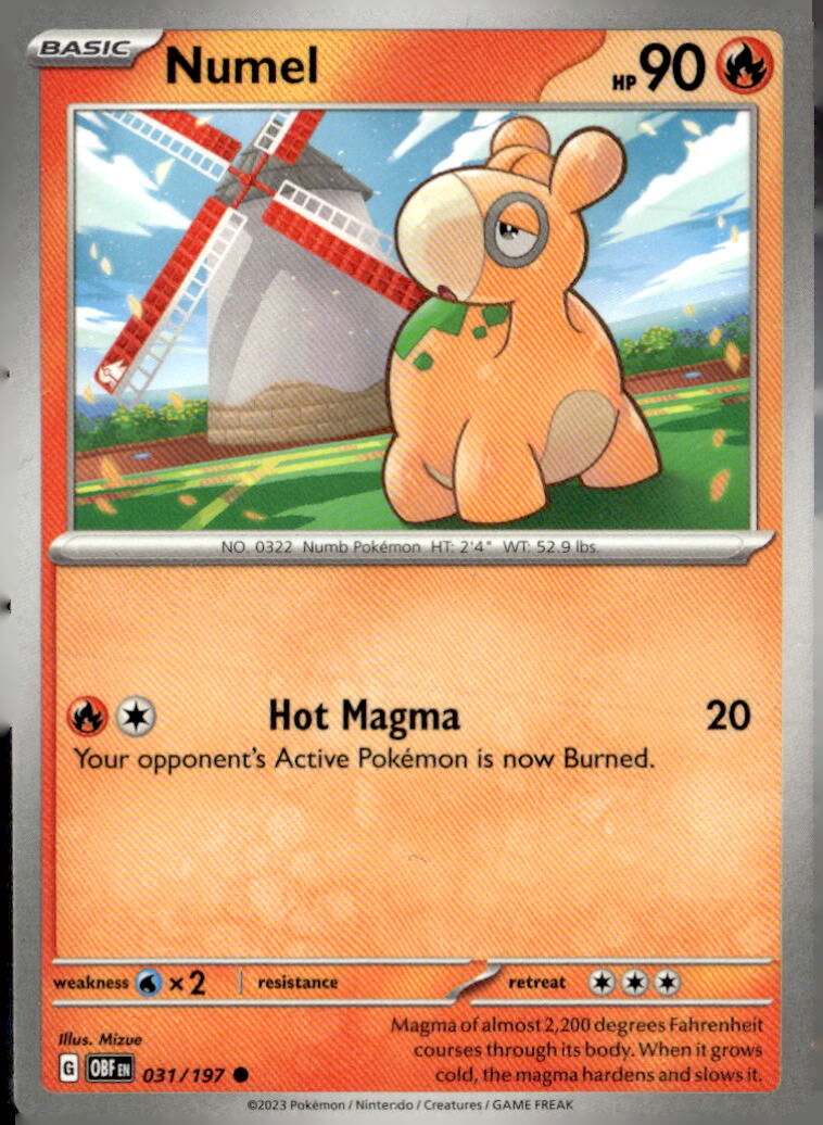 SV03: Obsidian Flames #031/197 Numel