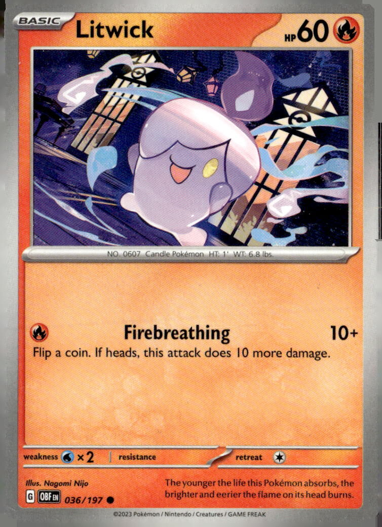SV03: Obsidian Flames #036/197 Litwick