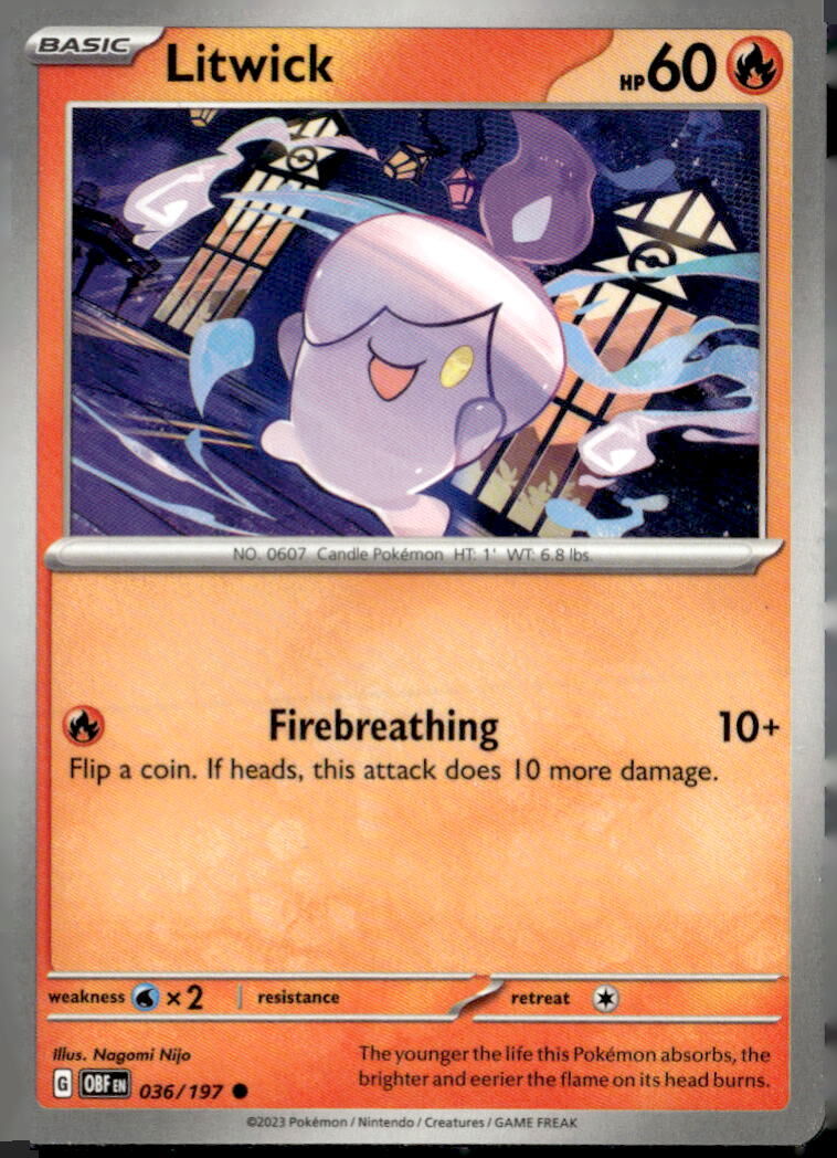 SV03: Obsidian Flames #015/139 Litwick