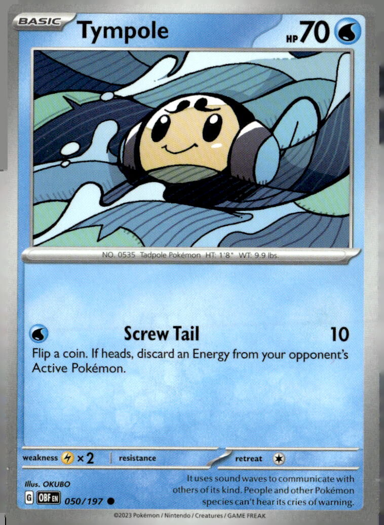 SV03: Obsidian Flames #050/197 Tympole