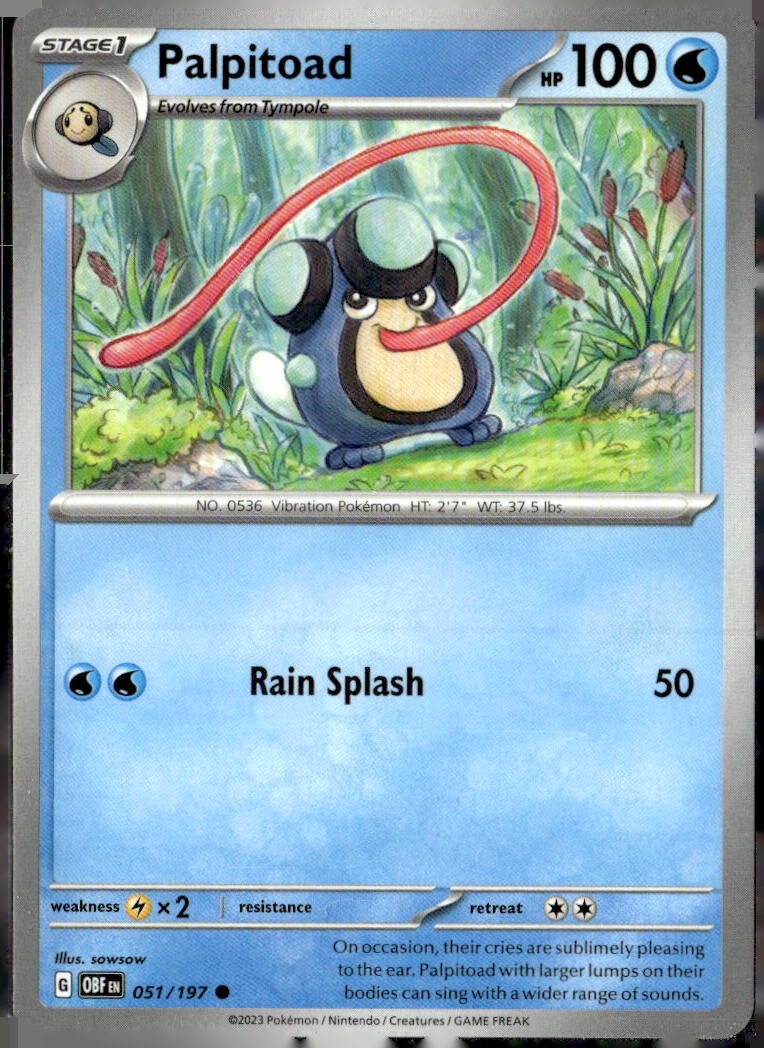 SV03: Obsidian Flames #051/197 Palpitoad