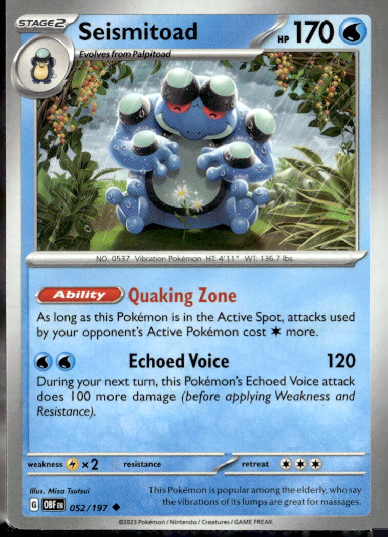 SV03: Obsidian Flames #054/198 Quaquaval