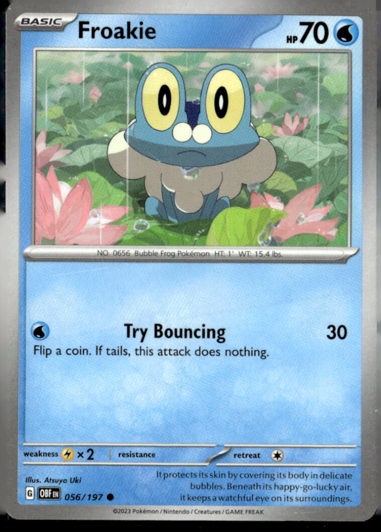 SV03: Obsidian Flames #056/197 Froakie