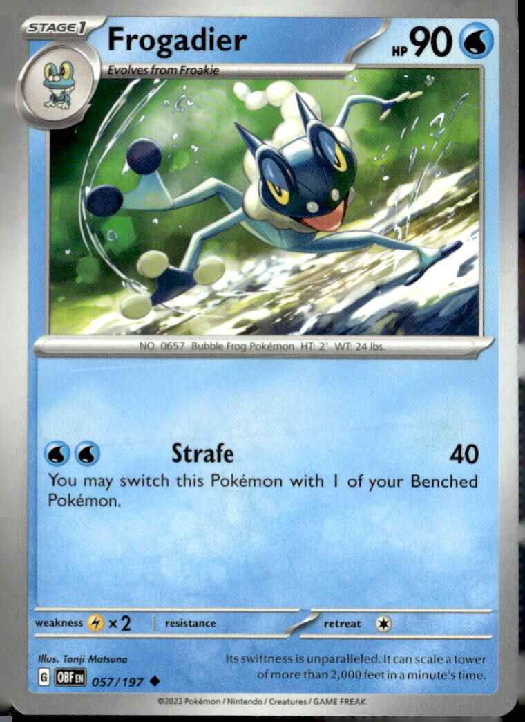 SV03: Obsidian Flames #057/197 Frogadier