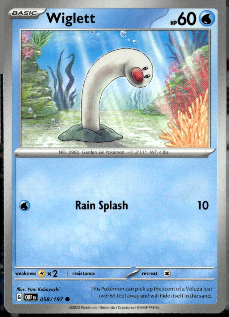 SV03: Obsidian Flames #058/197 Wiglett