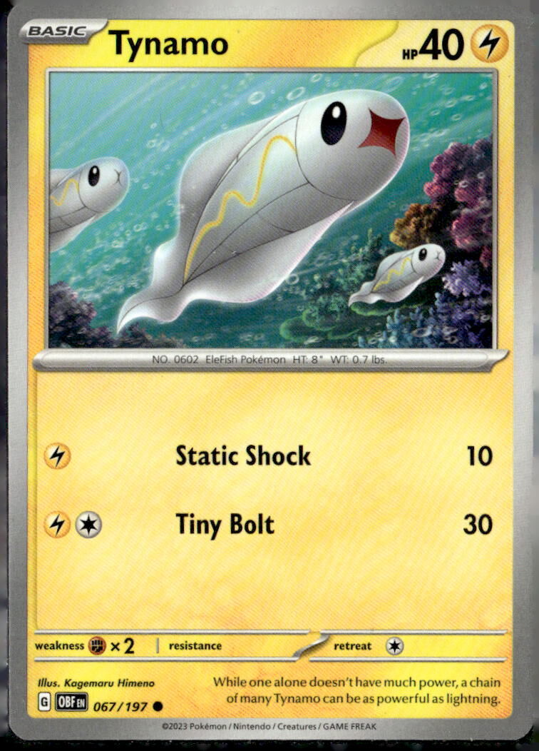 SV03: Obsidian Flames #067/197 Tynamo