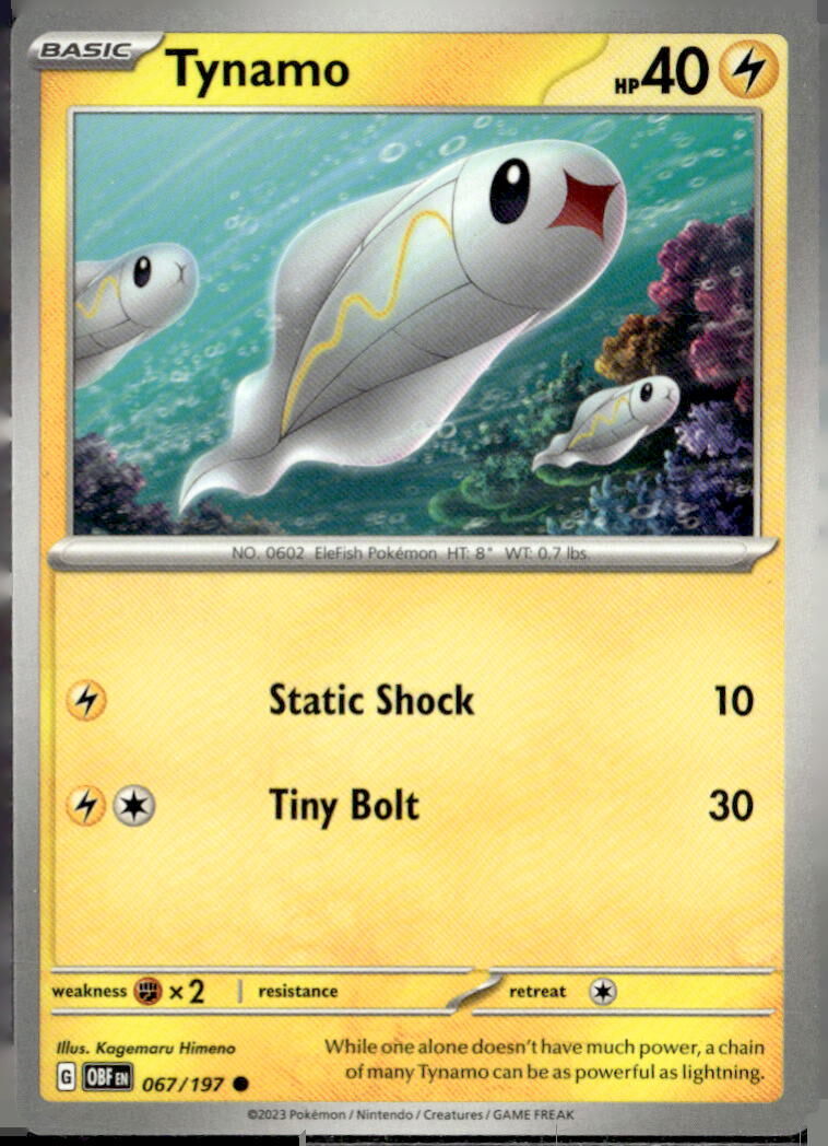 SV03: Obsidian Flames #067/197 Tynamo