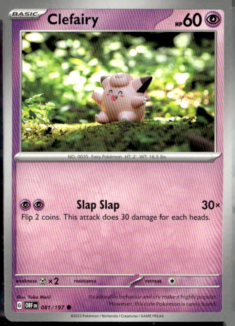 SV03: Obsidian Flames #081/197 Clefairy
