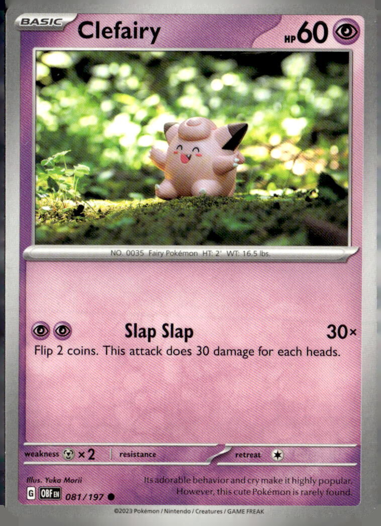 SV03: Obsidian Flames #081/197 Clefairy