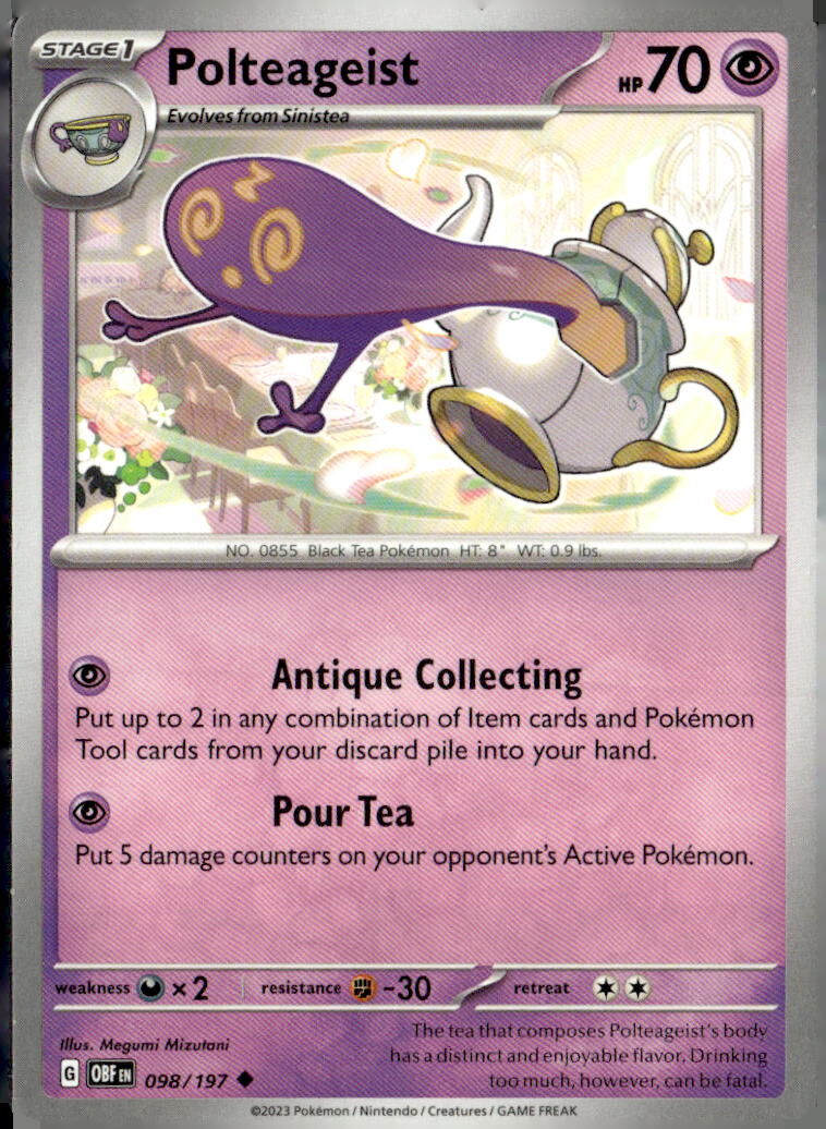 SV03: Obsidian Flames #098/197 Polteageist