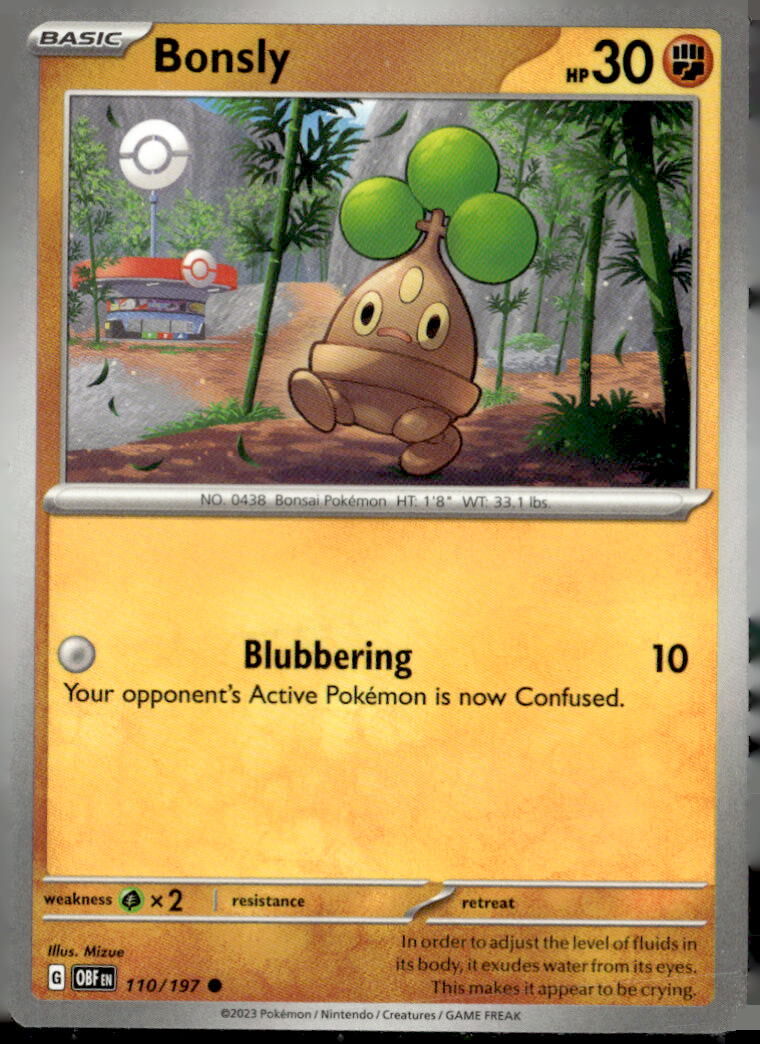 SV03: Obsidian Flames #110/197 Bonsly