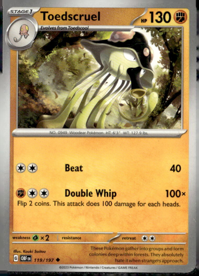 SV03: Obsidian Flames #119/197 Toedscruel