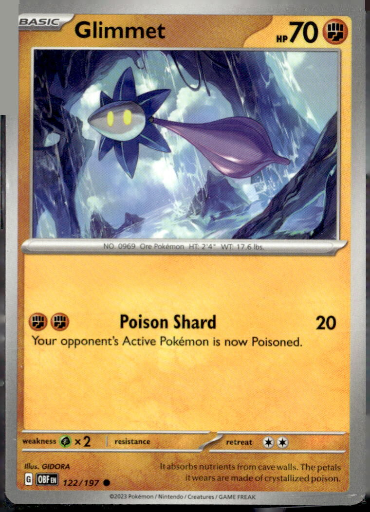 SV03: Obsidian Flames #122/197 Glimmet