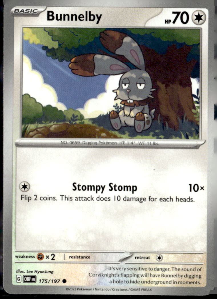 SV03: Obsidian Flames #175/197 Bunnelby