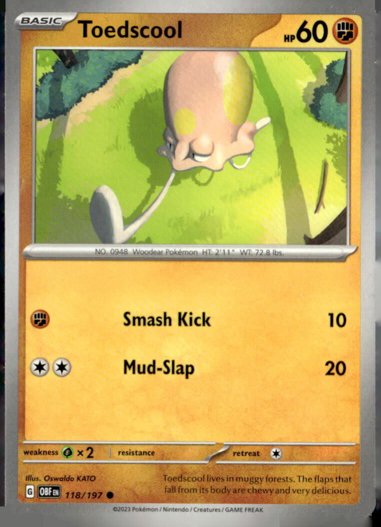 SV03: Obsidian Flames #118/197 Toedscool