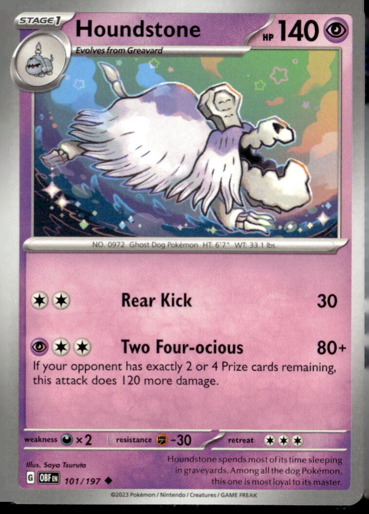 SV03: Obsidian Flames #101/197 Houndstone