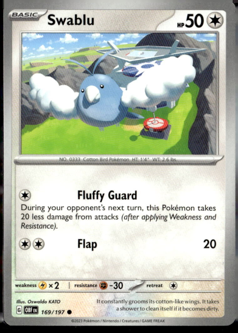 SV03: Obsidian Flames #169/197 Swablu