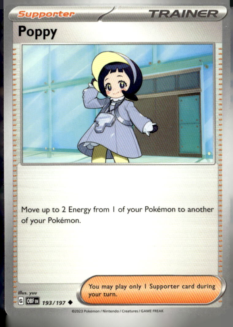 SV03: Obsidian Flames #193/197 Poppy