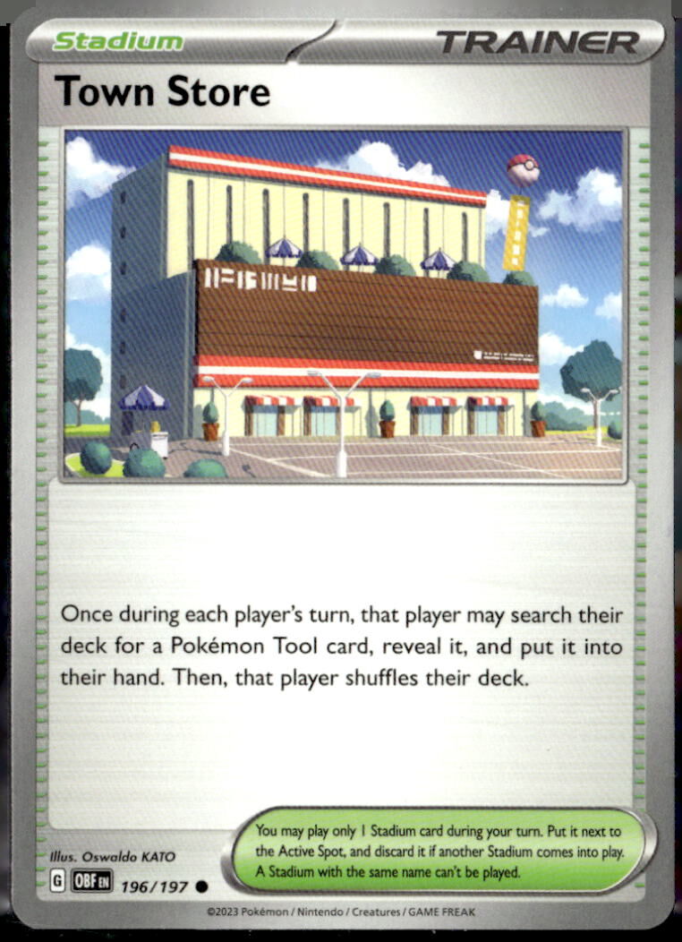 SV03: Obsidian Flames #196/197 Town Store