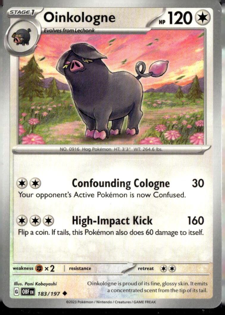 SV03: Obsidian Flames #183/197 Oinkologne