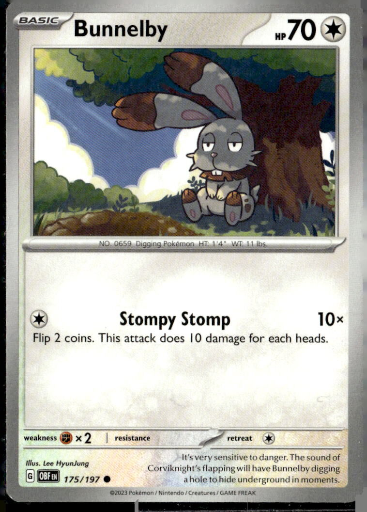 SV03: Obsidian Flames #175/197 Bunnelby