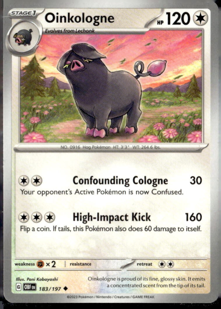 SV03: Obsidian Flames #183/197 Oinkologne