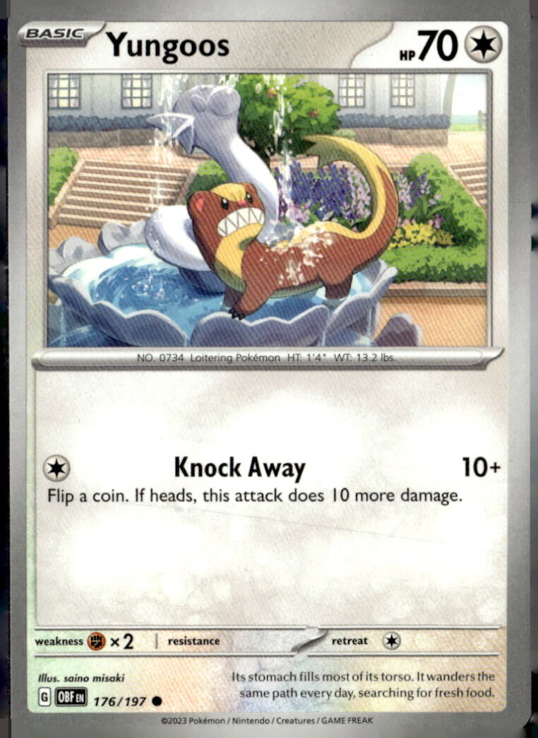 SV03: Obsidian Flames #176/197 Yungoos