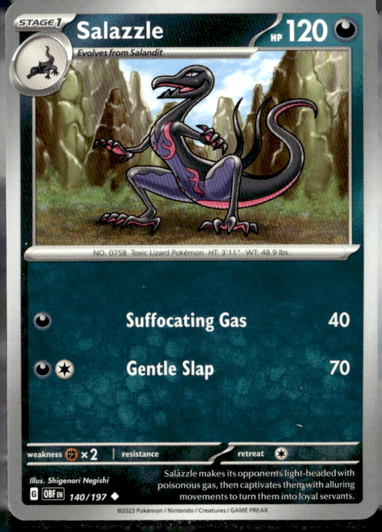 SV03: Obsidian Flames #140/197 Salazzle