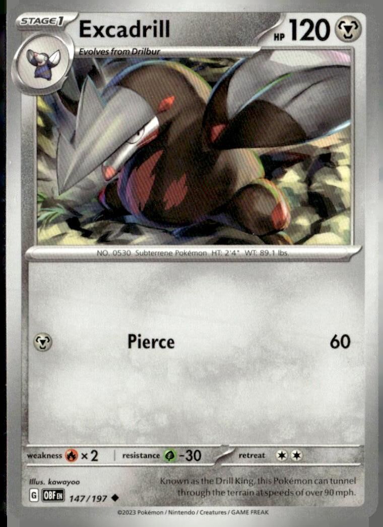 SV03: Obsidian Flames #147/197 Excadrill