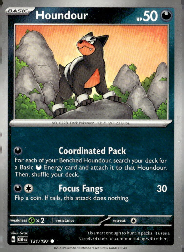 SV03: Obsidian Flames #131/197 Houndour